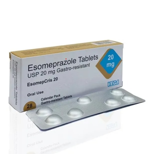 [PNC_VGA-94] ESOMEPRAZOLE TAB 20MG 28'S U.K (VEGA)