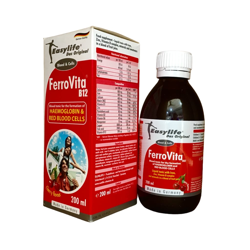 [PNC-46] Ferrovita B12 Syr 200Ml Easylife