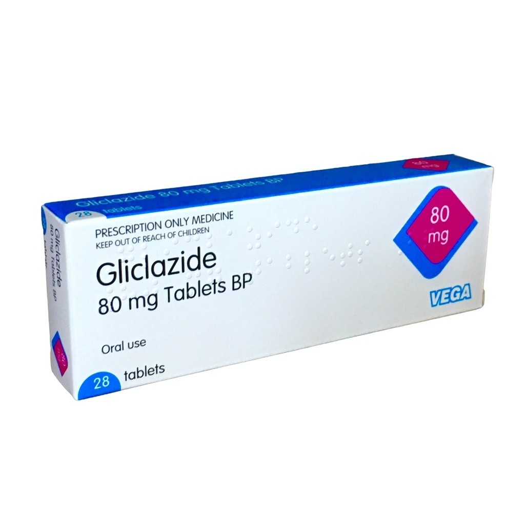 GLICLAZIDE TABLETS 80MG 28s VEGA UK