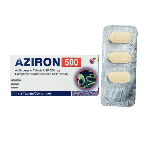 Aziron Tab 500Mg 3'S (Azithromycin)