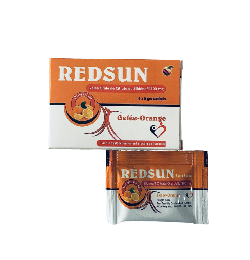 [RXM-48] REDSUN GEL (SILDENAFIL) Monopack