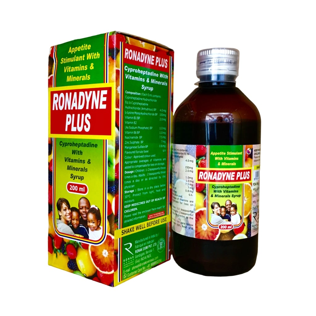 Ronadyne Plus Syr 200Ml
