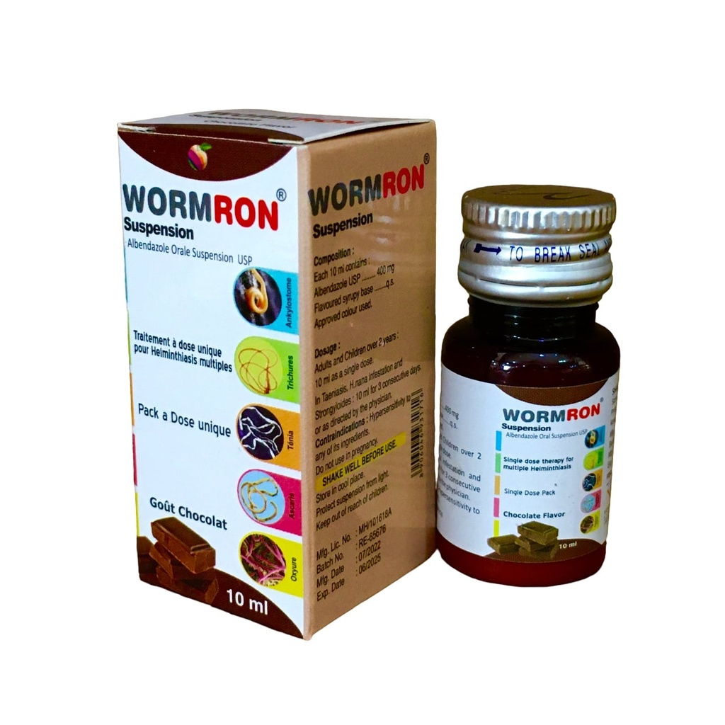 [RXM-126] WORMRON SUSP (ALBENDAZOLE)
