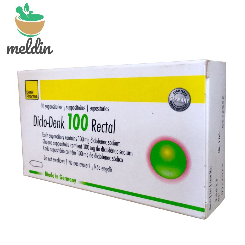 [DNK-36] Diclo-Denk Rectal (Supp) 10'S (Diclofenac)