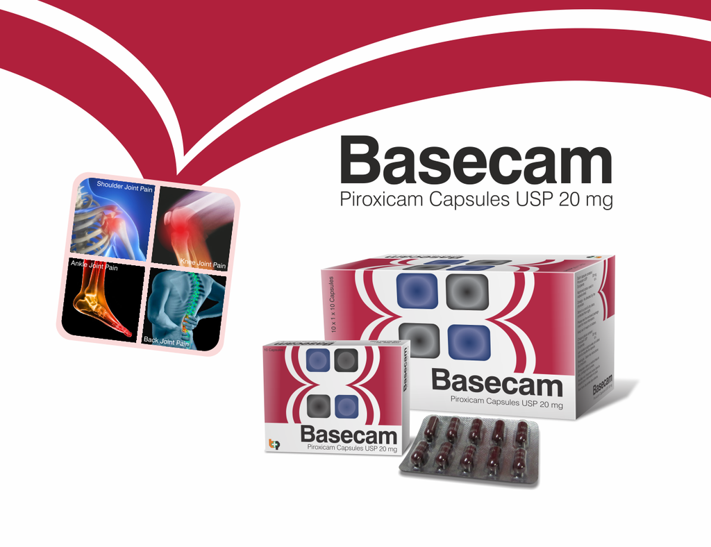 Basecam Caps 100'S (Piroxicam)