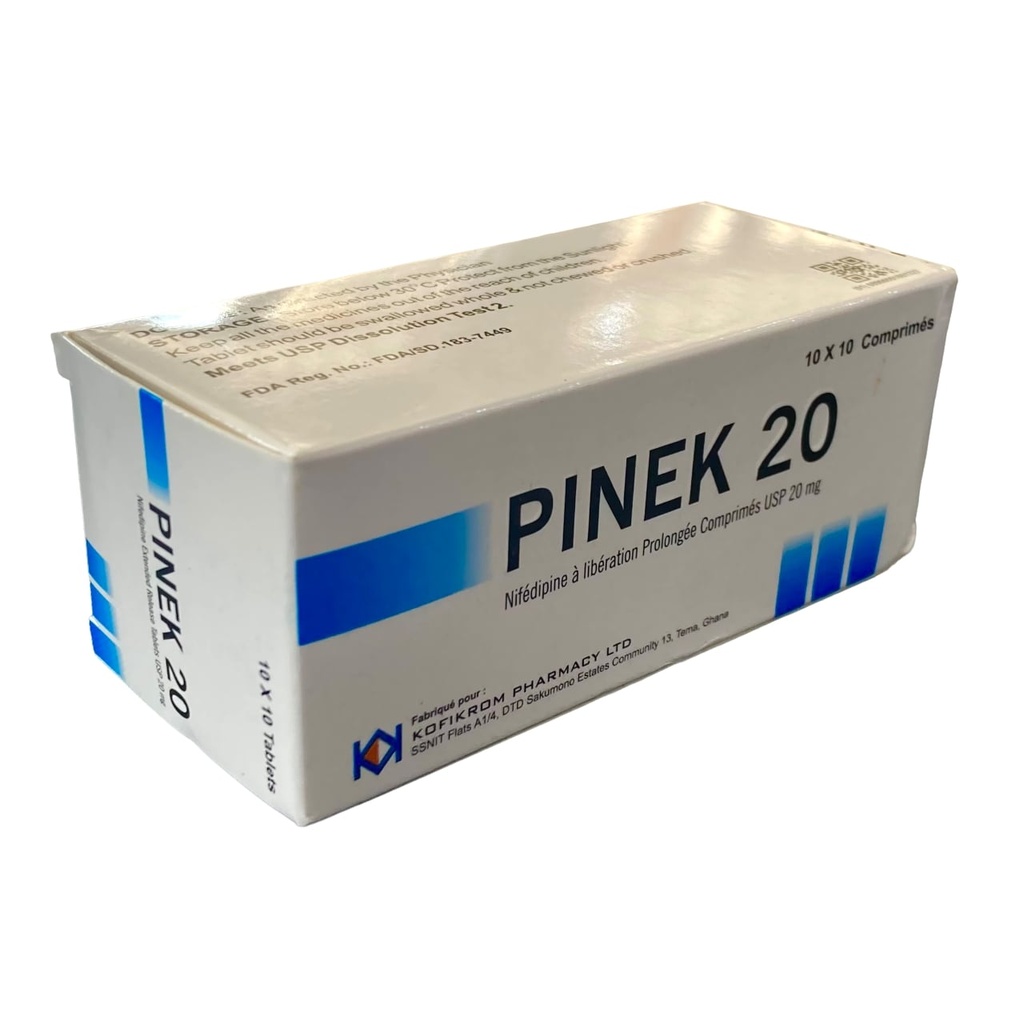Pinek 20mg 100's