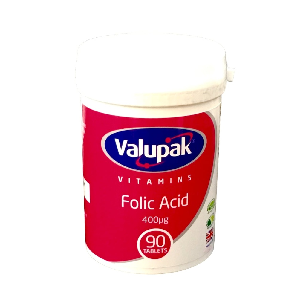 [UKP_VPK-04] VALUPAK Folic Acid 400 mcg 90's