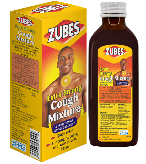 [PRK-28] ZUBES COUGH MIX (EXTRA STRONG) 125ML