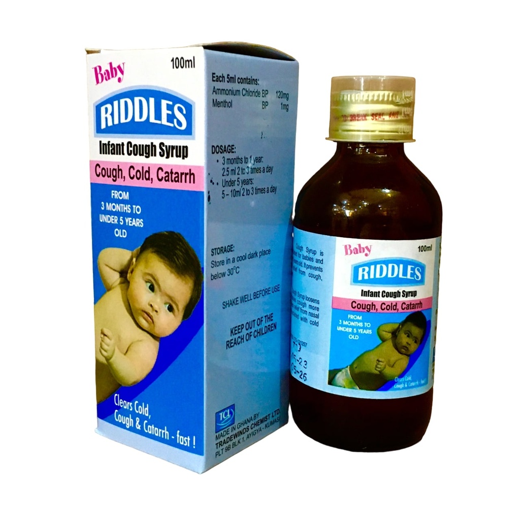 RIDDLES BABY COUGH SYR
