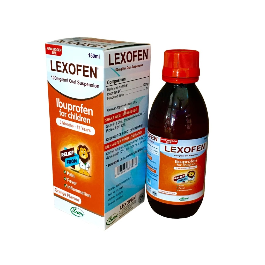 LEXOFEN SUSPENSION 150 ML