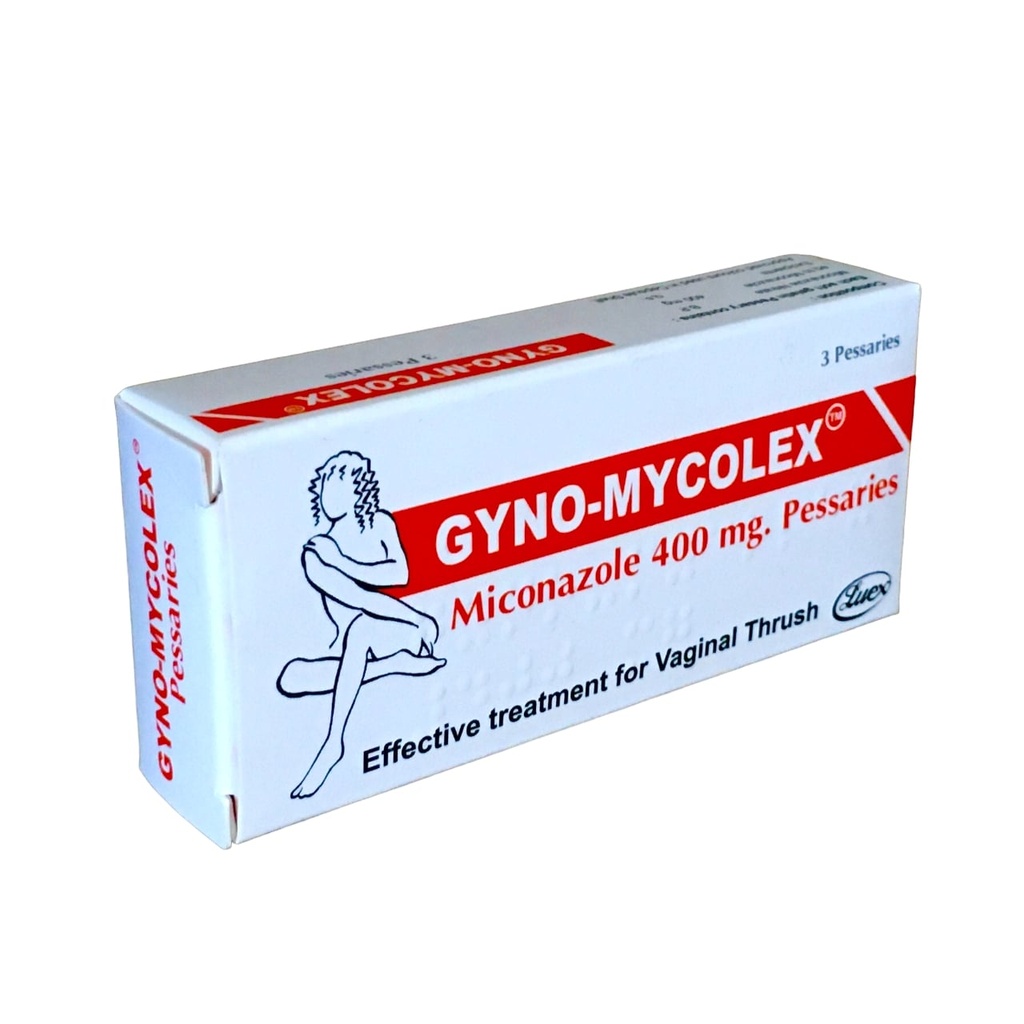 GYNOMYCOLEX 400MG PESSARIES 3'S