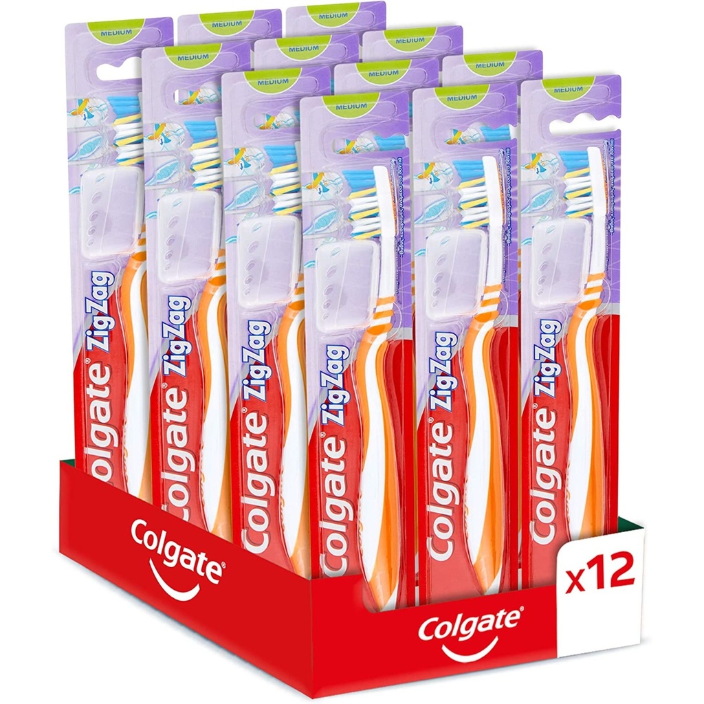 COLGATE TB ZIGZAG PLUS MEDIUM 12's