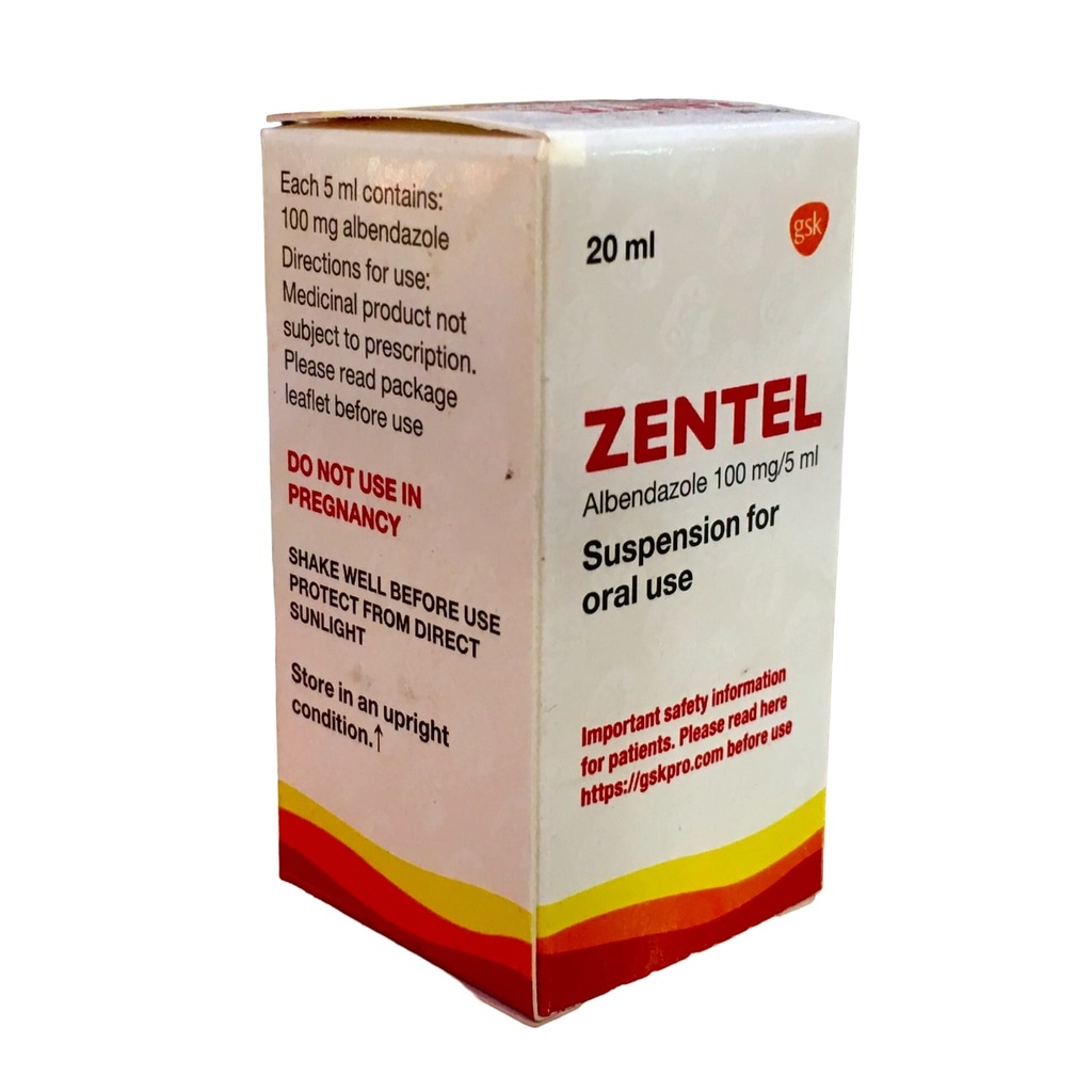ZENTEL 100MG/5ML SUSP (20ML)