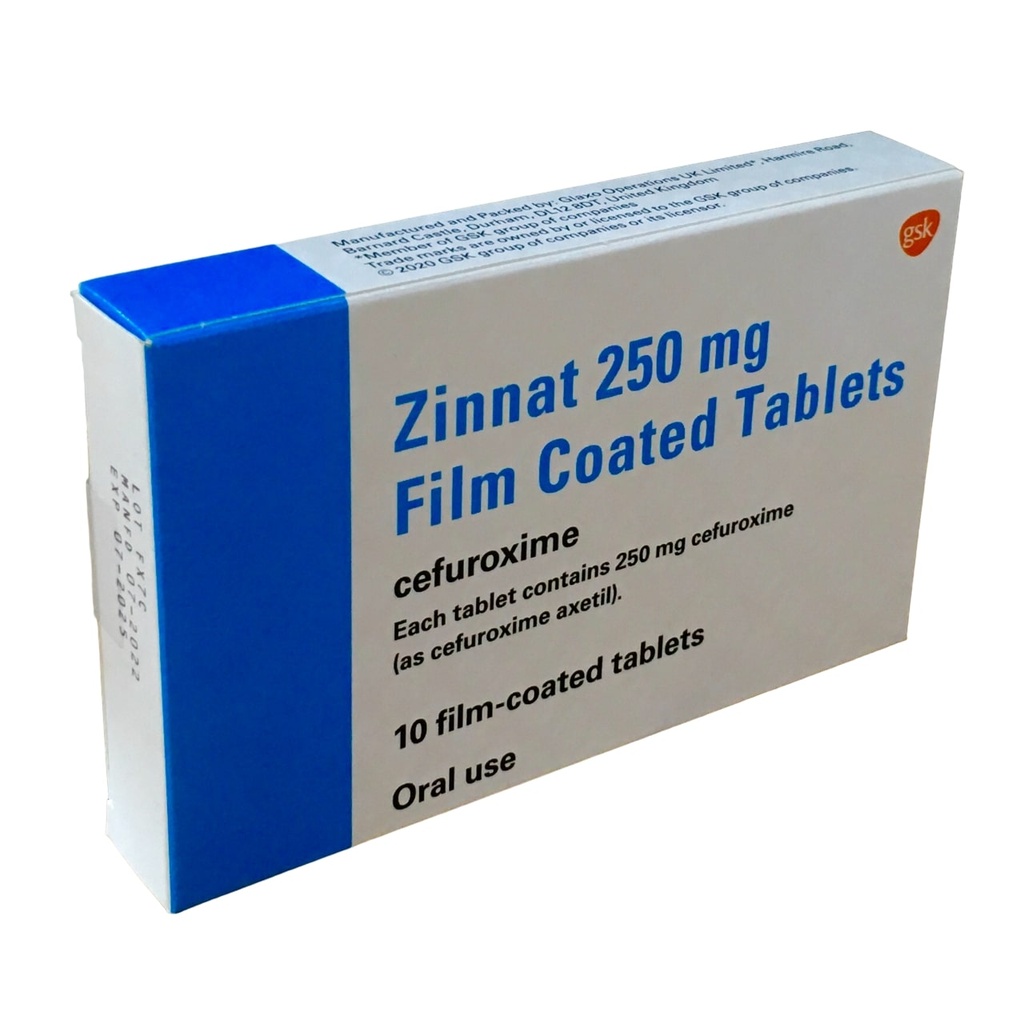 [UKP_GSK-51] ZINNAT 250MG TABS 10'S
