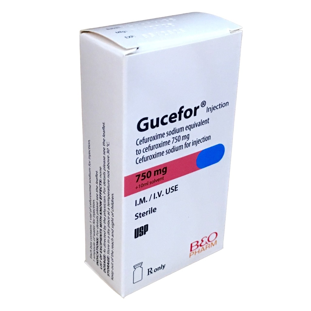 Cefuroxime Inj 750mg (Gucefor) 1's