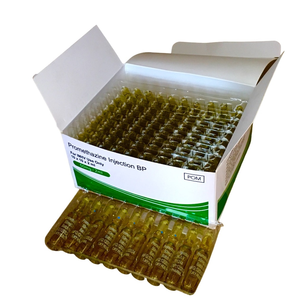 [UCOM_WUGD-10] Promethazine HCL Inj 50mg/2ml  1's