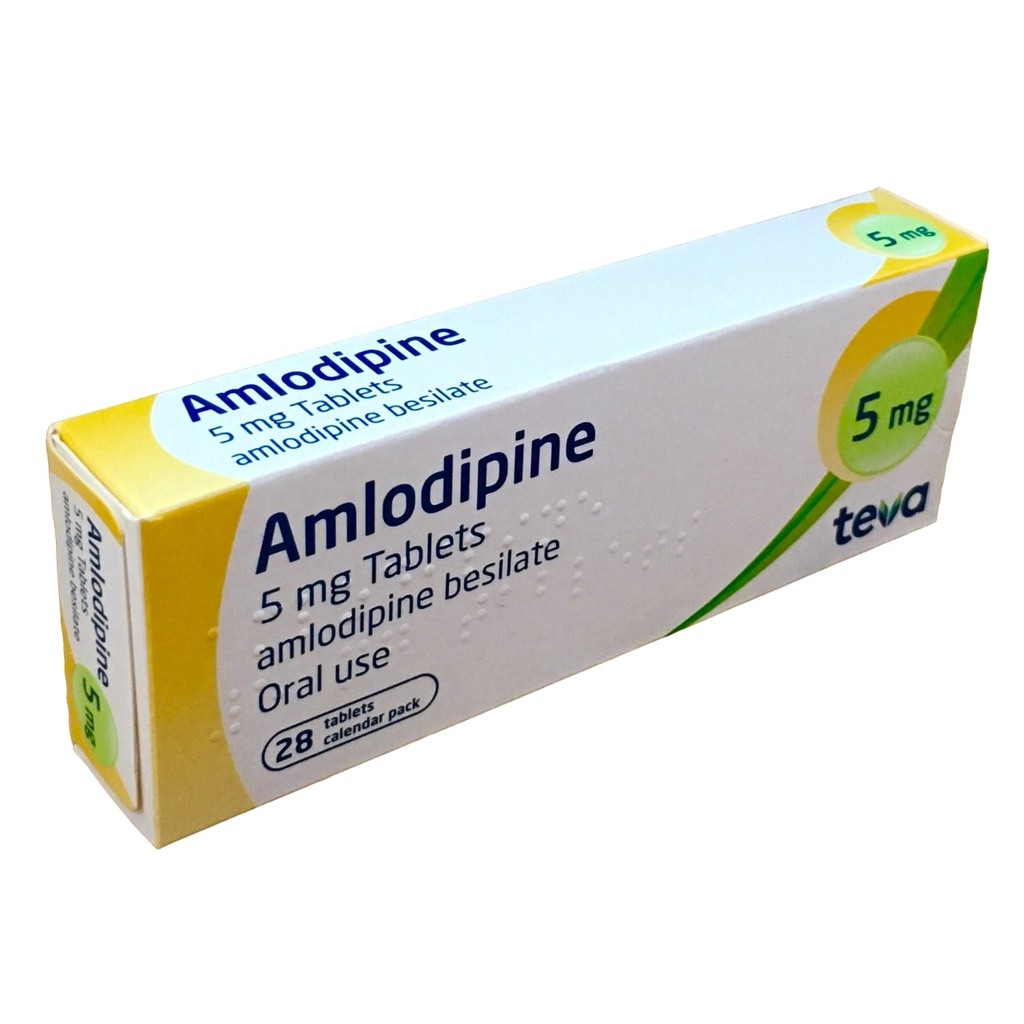 Amlodipine 5Mg Tab 28'S (Teva)