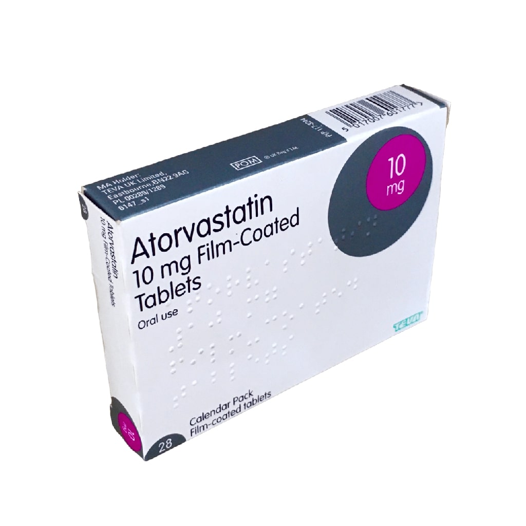 [UKP_GEN-30] ATORVASTATIN 10MG TABS 28'S TEVA