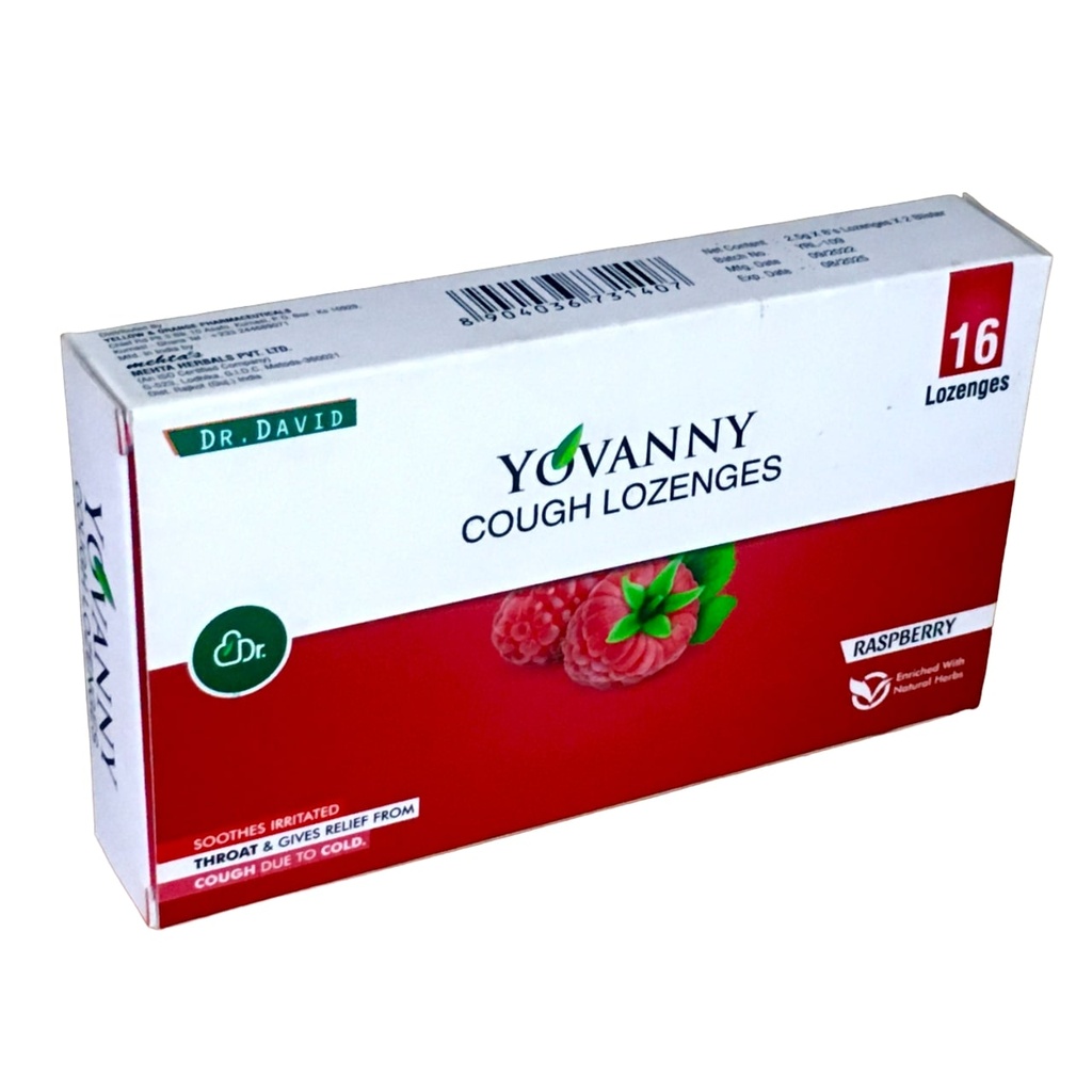 YOVANNY HERBAL LOZ 16's (Raspberry)