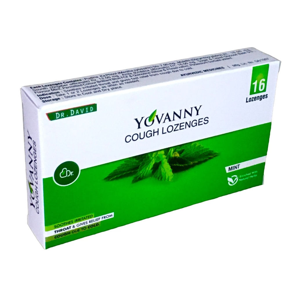 YOVANNY HERBAL LOZ 16'S (Mint)