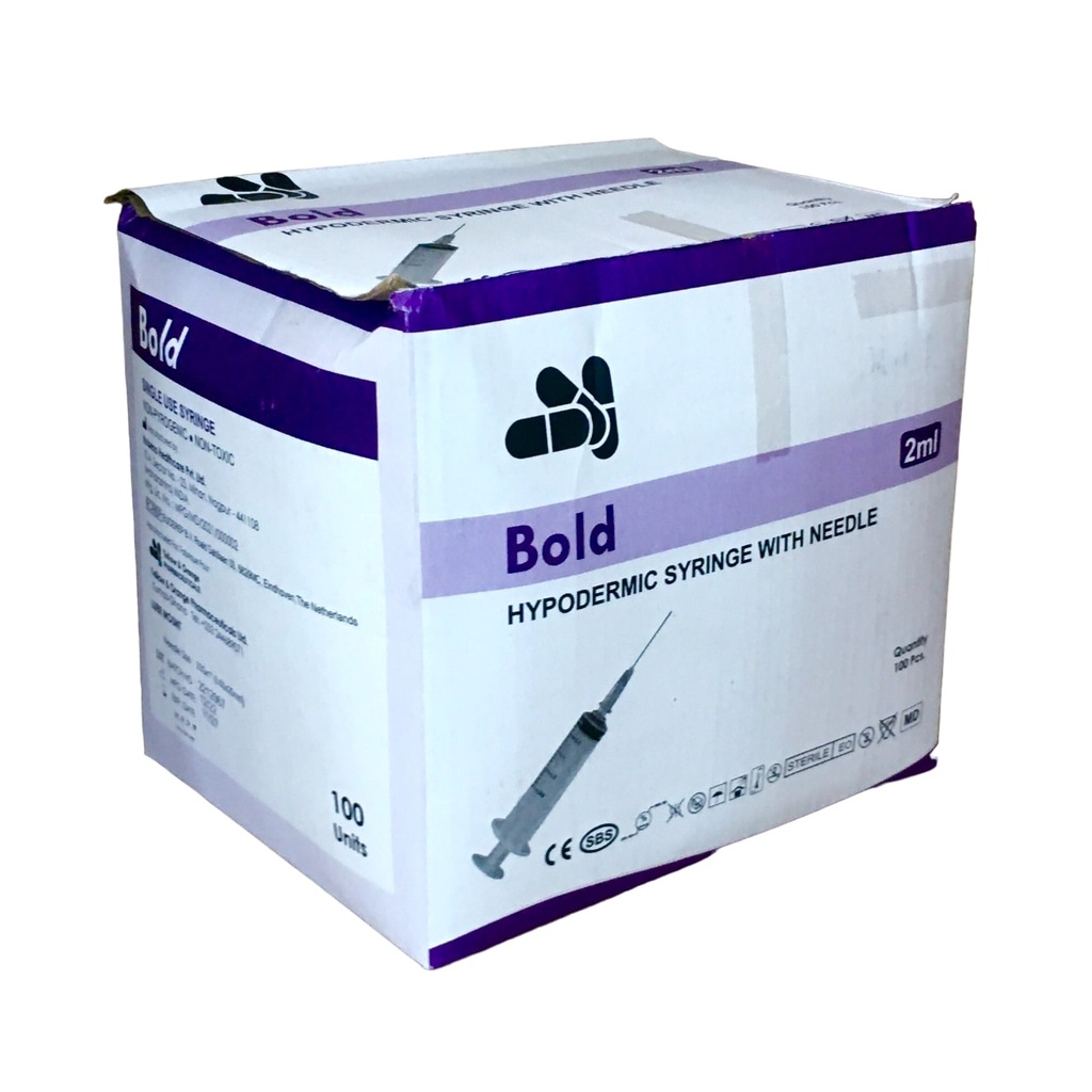 BOLD SYRING AND NEEDLE 2CC