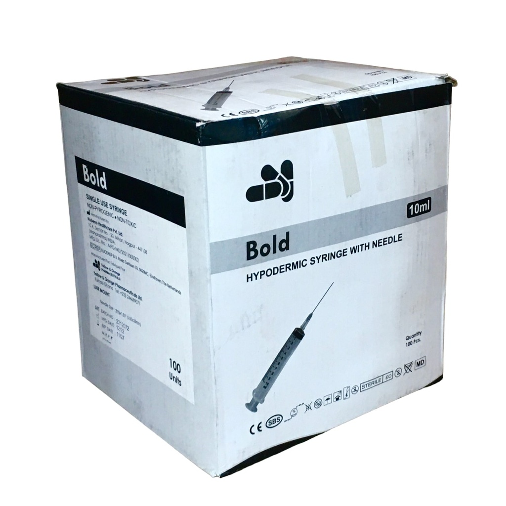 BOLD SYRING AND NEEDLE 10CC