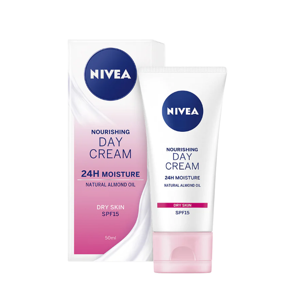 NIVEA ESSENTIAL DAY CREAM M/O SPF15 50ML TUBE