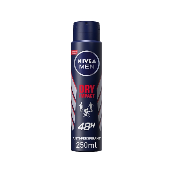 NIVEA DEOSPRAY DRY IMPACT MALE 250ML