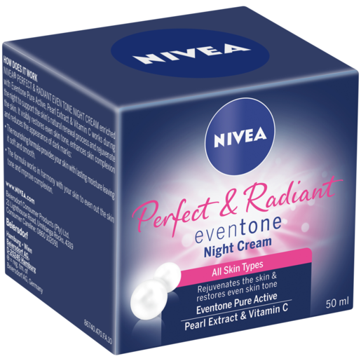 NIVEA EVENTONE NIGHT CREAM 50ML