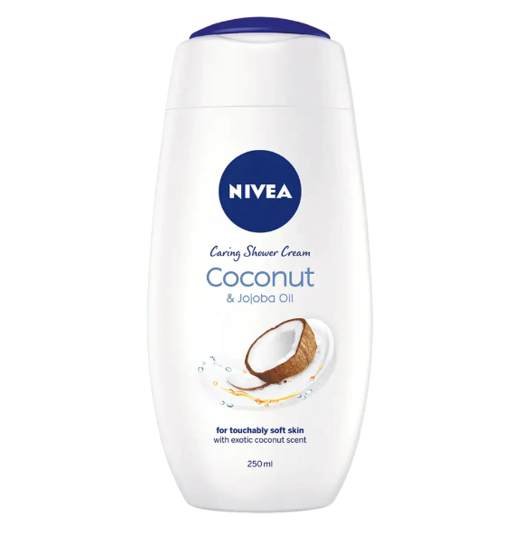 NIVEA S.G CARING SHOWER CREAM COCONUT&JOJOBA OIL 500ML