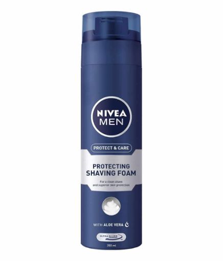 NIVEA SHAVING  FOAM PROTECT & CARE 200ML