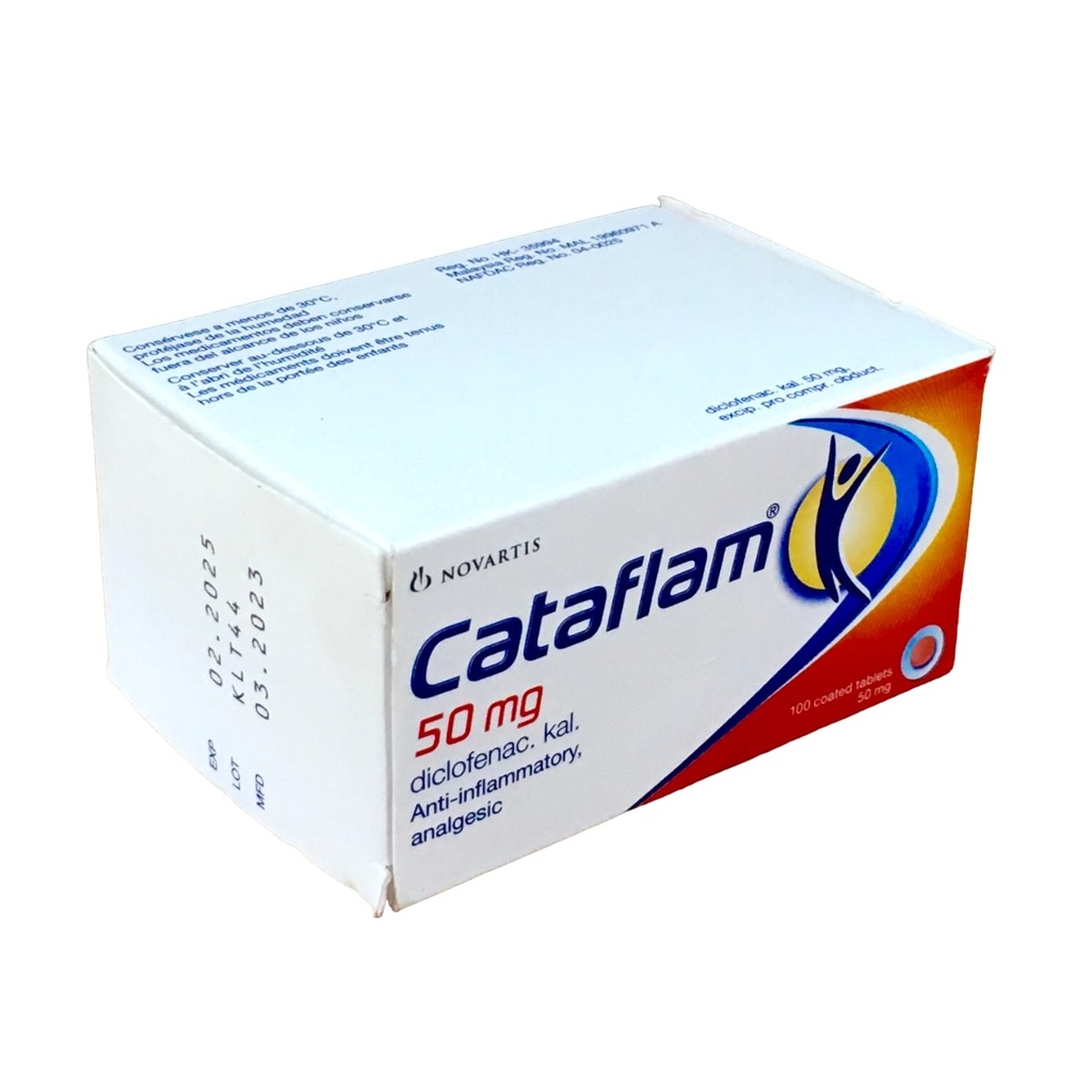 [ECL_NVT-06] Cataflam Tab 50Mg 100'S (Diclofenac)
