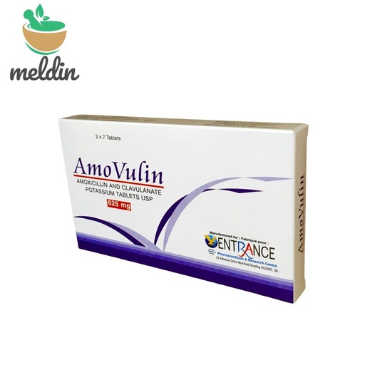 AMOVULIN-625 TABLET 2 X 7