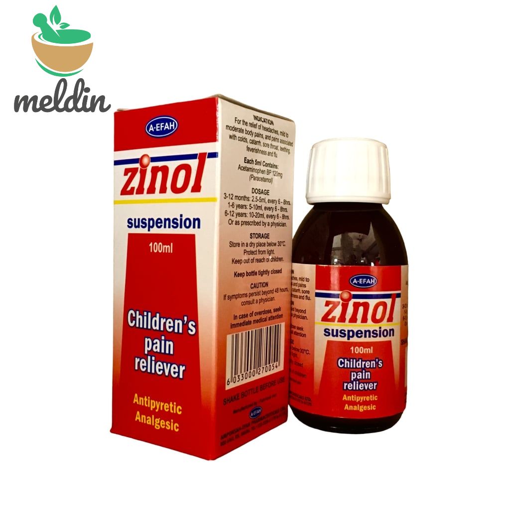 [A_Efah-08] Zinol Syr 100Ml (Acetaminophen)