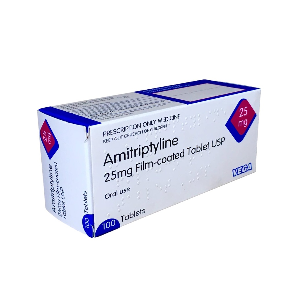 [PNC_VGA-08] AMITRIPTYLINE 25MG TABLETS 100s VEGA UK