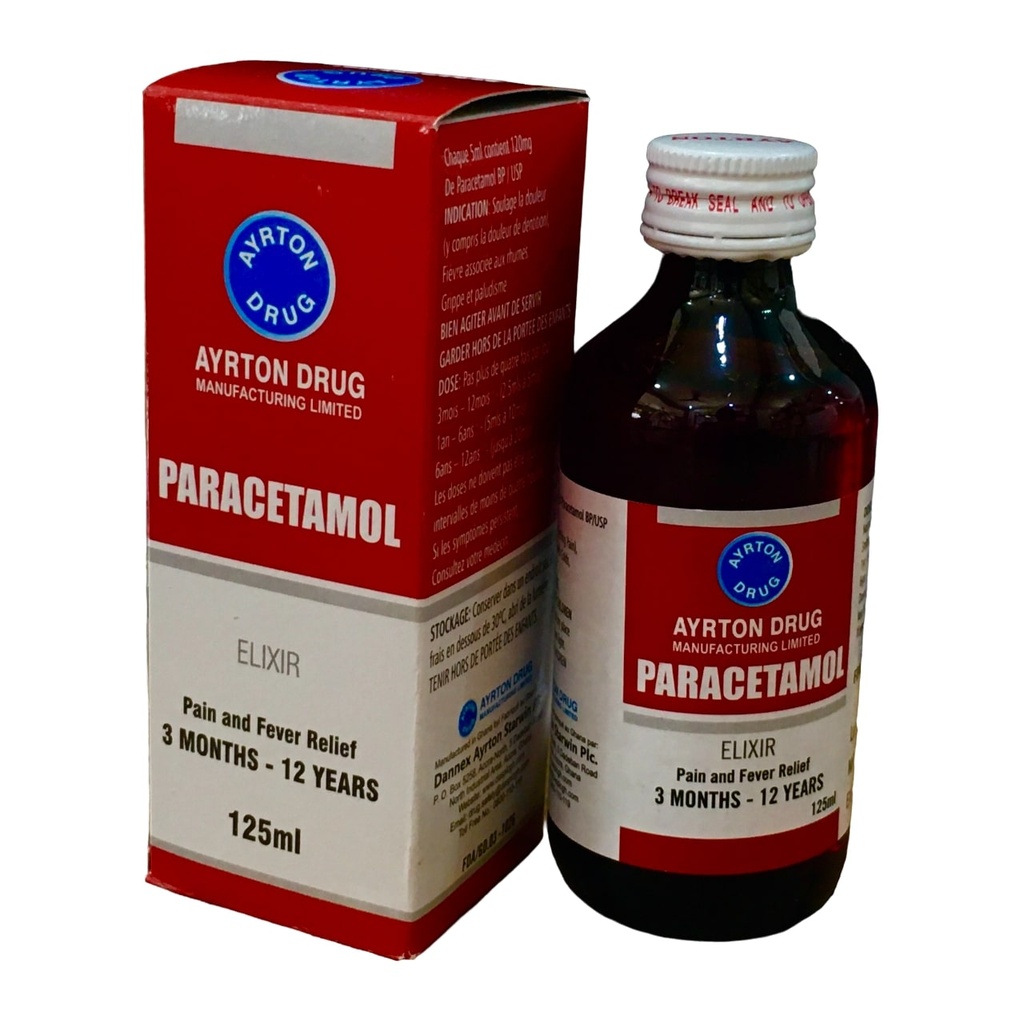 Paracetamol Syr 125Mg/5Ml 100Ml (Ayrton)