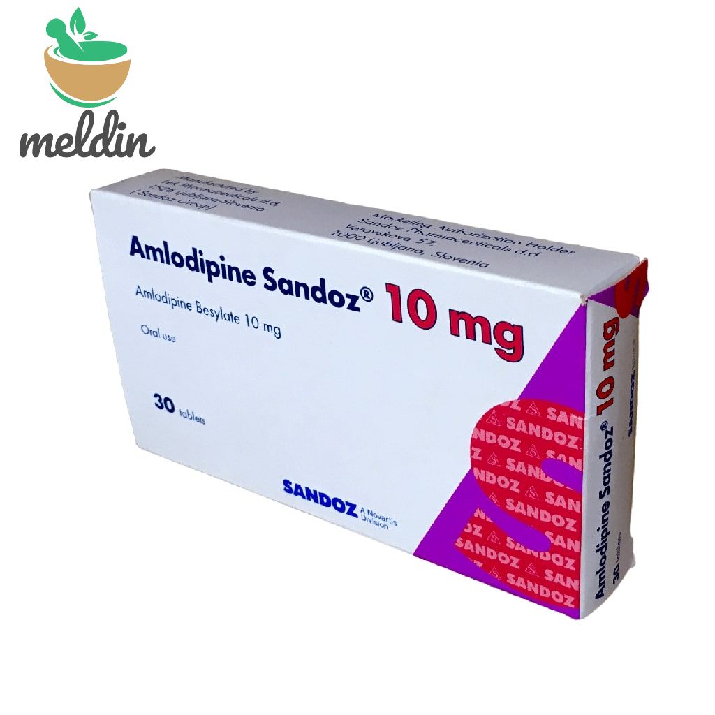 Amlodipine 10Mg Tab 30'S (Sandoz)