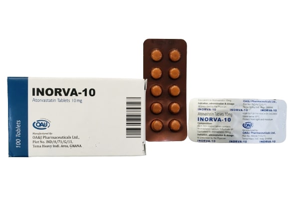 ATORVASTATIN TAB 10MG (OA&J)100'S
