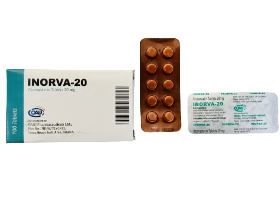 ATORVASTATIN TAB 20MG (OA&J)100'S