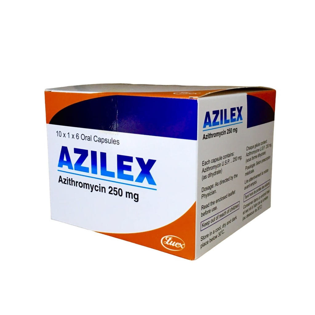 AZILEX 250MG CAPSULES 6'S