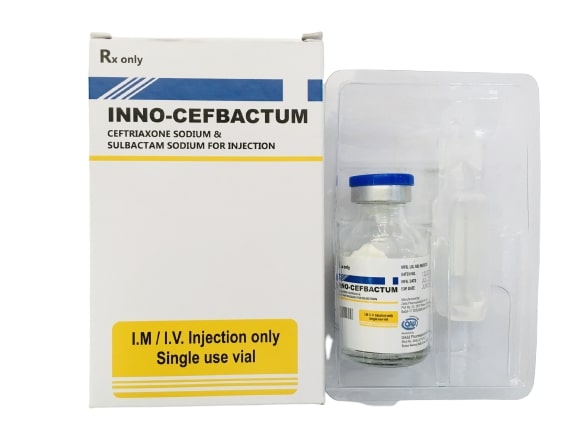 CEFTRIAZONE 1G + SULBACTUM 0.5G INJ (OA&J)