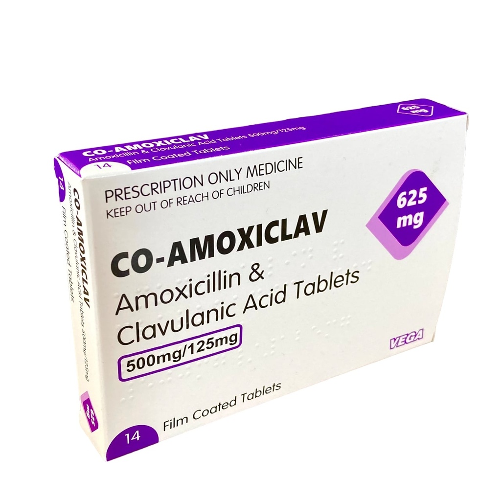 [PNC_VGA-86] CO-AMOXICLAV TABLETS 625MG 14S VEGA UK