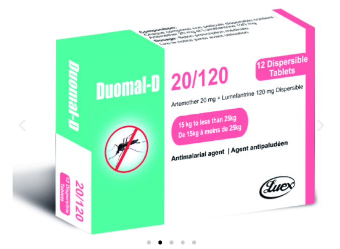 DUOMAL D 20/120 TABLETS 12'S