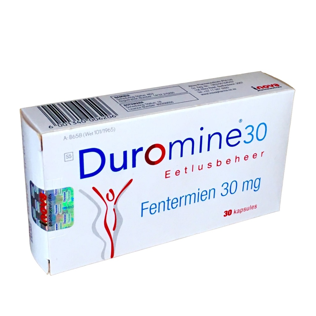 DUROMINE 30MG CAPSULES
