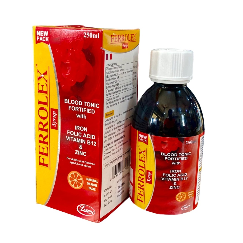 [UCM_LEX-27] Ferrolex Syrup 250Ml