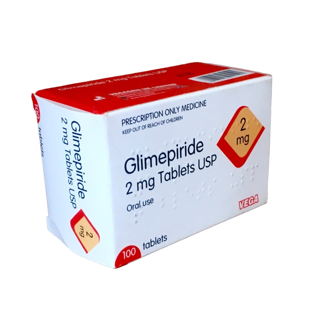 [PNC_VGA-113] GLIMEPIRIDE 2MG TABLETS 100s VEGA UK