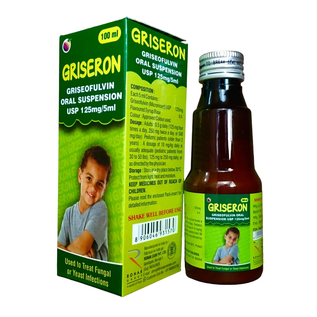 [RXM-20] Griseron Susp 125Mg/5Ml (Griseofulvin)