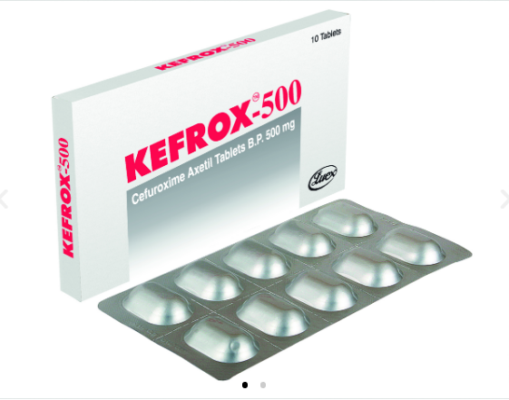 KEFROX 500MG TABLETS 10'S [CEFUROXIME]