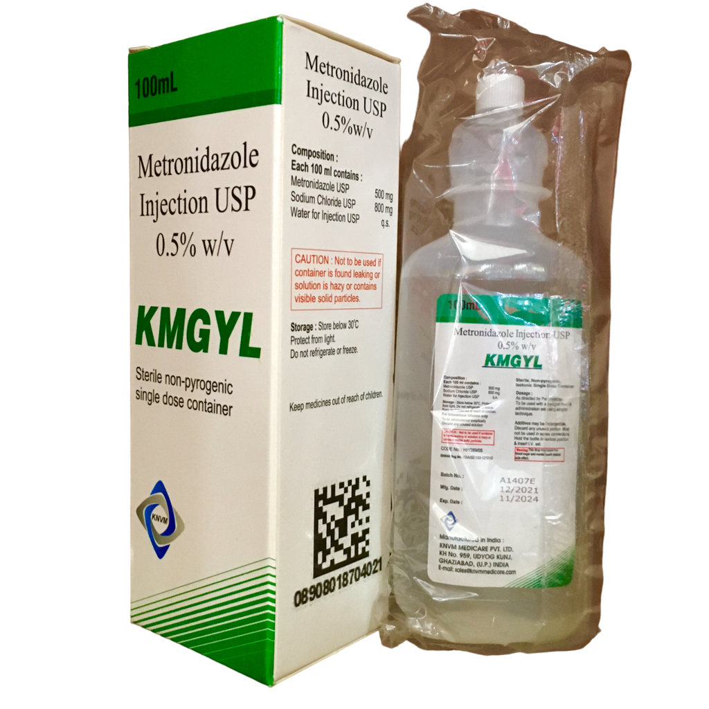 KMGYL METRONIDAZOLE INJECTION USP 0.5% W/V 100ML