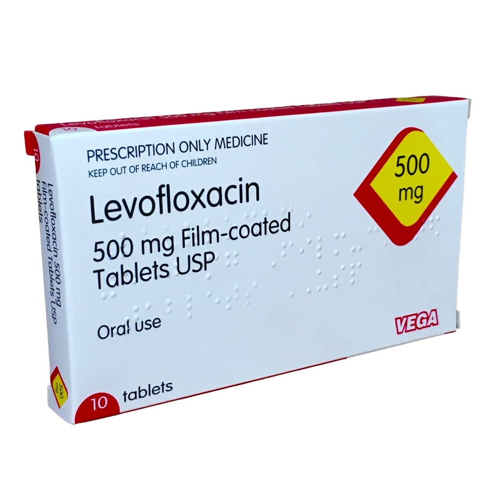 LEVOFLOXACIN 500MG TABLETS 10s VEGA UK